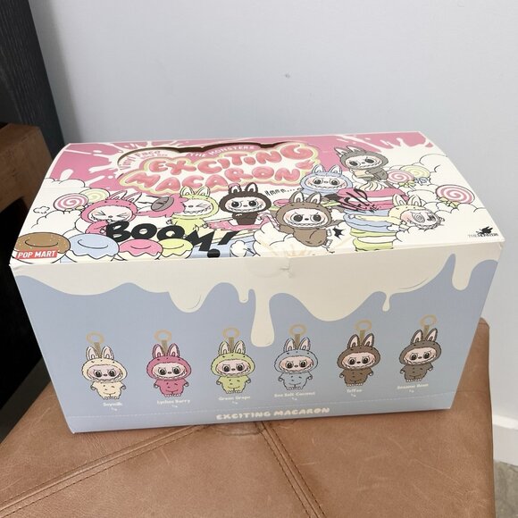 *EMPTY* POP MART Labubu The Monsters Exciting Macaron Blind Box Display - Picture 1 of 12